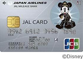 JAL JCBカード（ディズニー・デザイン）普通カード・画像